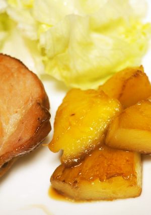 お肉にぴったり！簡単焼きパイナップル-レシピのメイン写真
