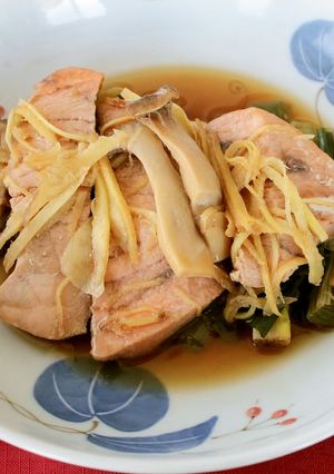レンジで！めかじきのしょうが煮ステーキ風-レシピのメイン写真