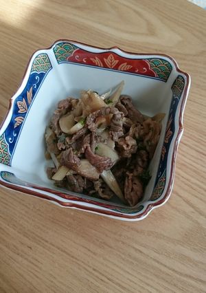 牛肉とキノコのセロリ煮-レシピのメイン写真