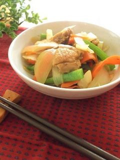 鶏ももと野菜のカレー醤油炒め-レシピのメイン写真