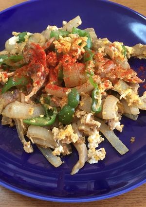 [一人飯]簡単・エスニック野菜炒め-レシピのメイン写真