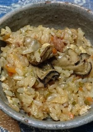 あたただしで牡蠣と白菜のおこわ風-レシピのメイン写真