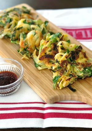水は入れません！野菜を食べるためのチヂミ-レシピのメイン写真