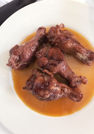 手羽元の赤ワイン煮込み-レシピのメイン写真
