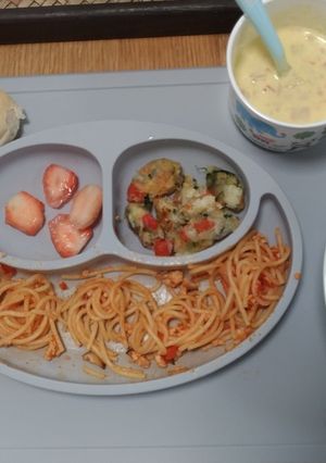 ミートパスタランチ　1才-レシピのメイン写真
