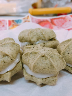 抹茶のマカロン-レシピのメイン写真
