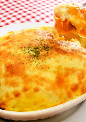 キムチとかぼちゃのグラタン-レシピのメイン写真