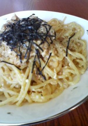 和風カルボ？！納豆マヨぽん酢パスタ-レシピのメイン写真