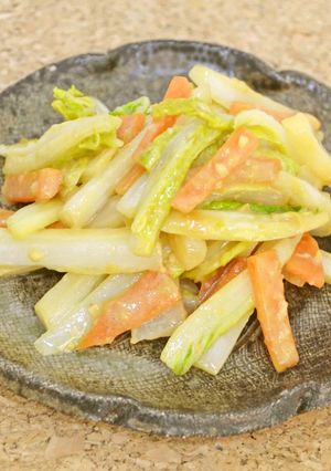 【簡単】白菜の味噌マヨ炒め-レシピのメイン写真
