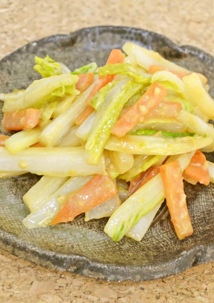 【簡単】白菜の味噌マヨ炒め-レシピのメイン写真