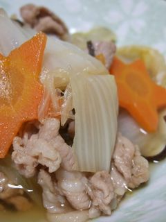 昆布茶で絶品!白菜と豚肉の煮物-レシピのメイン写真