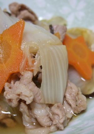 昆布茶で絶品！白菜と豚肉の煮物-レシピのメイン写真