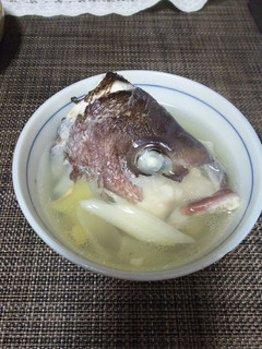 簡単節約本格・真鯛頭の潮汁-レシピのメイン写真