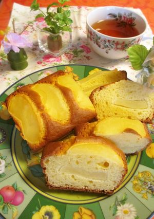 ＨＭで林檎のパウンドケーキ☆調理簡単♪-レシピのメイン写真