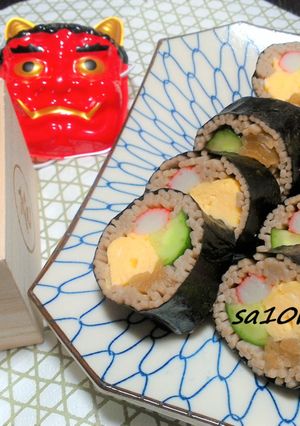 変り種！あっさりお蕎麦で巻き寿司！-レシピのメイン写真
