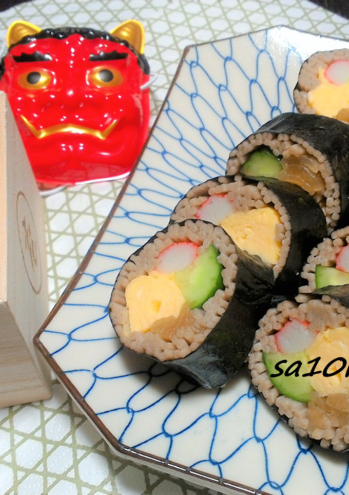 変り種！あっさりお蕎麦で巻き寿司！-レシピのメイン写真