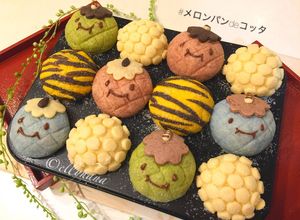 メロンパンdeコッタ・節分マフィン型-レシピのメイン写真