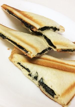 おつまみに〜海苔とチーズのホットサンド-レシピのメイン写真