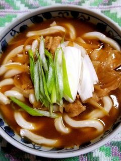 即席スープのカレーうどん-レシピのメイン写真