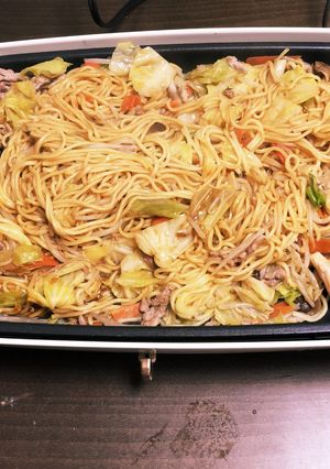 【お手軽！】BRUNOで焼きそば-レシピのメイン写真