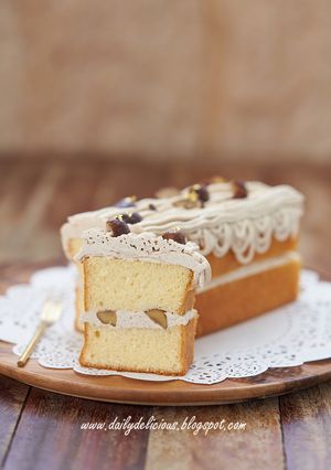 モンブランケーキ-レシピのメイン写真