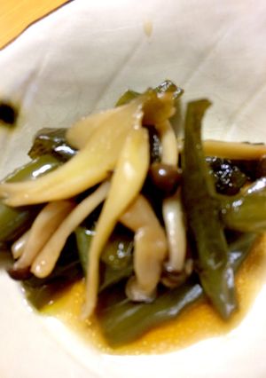 しめじとピーマンの煮浸し☆-レシピのメイン写真