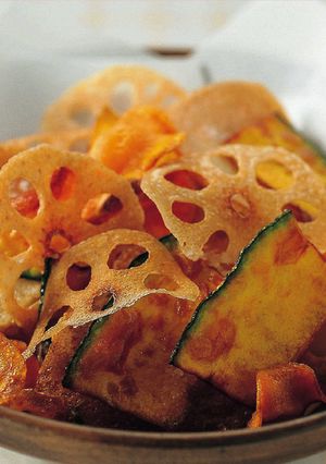 いろいろ野菜チップス-レシピのメイン写真