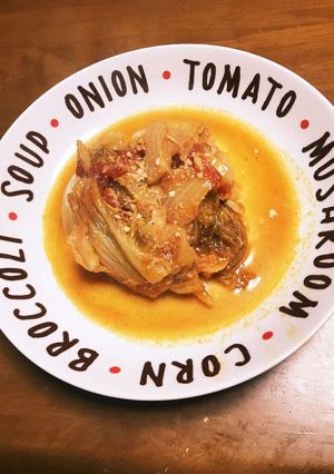 節約ズボラ！トマト缶とシーチキンと白菜煮-レシピのメイン写真