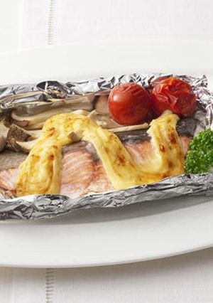鮭とエリンギのマヨネーズ焼き-レシピのメイン写真