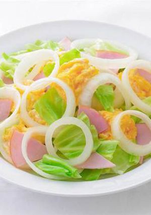 ふわふわ卵と玉ねぎとキャベツのソテー-レシピのメイン写真