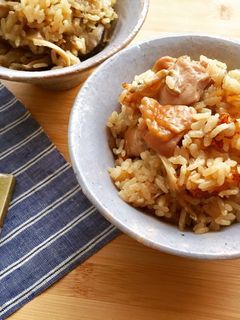 【簡単】自慢の褒められ鶏ごぼうご飯!-レシピのメイン写真