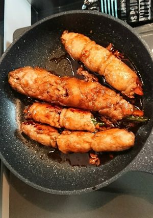 豚肉の肉巻き♪-レシピのメイン写真