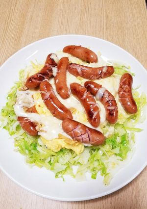 卵とウィンナーのチーズ炒め-レシピのメイン写真