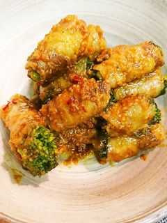 豚バラ菜の花 味噌炒め-レシピのメイン写真