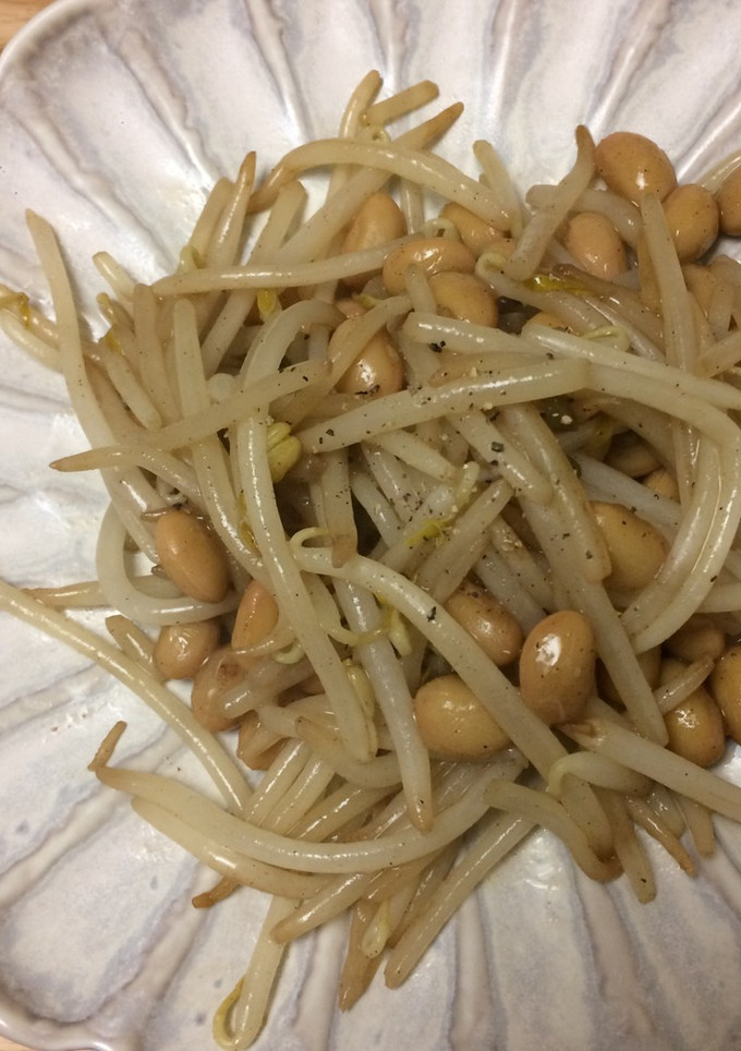 もやし納豆の胡椒たっぷり炒め-レシピのメイン写真