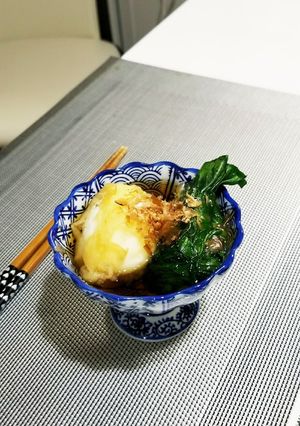 卵とほうれん草の揚出し風-レシピのメイン写真