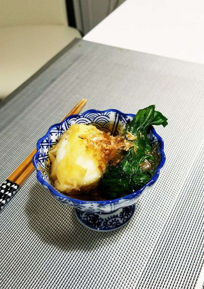 卵とほうれん草の揚出し風-レシピのメイン写真