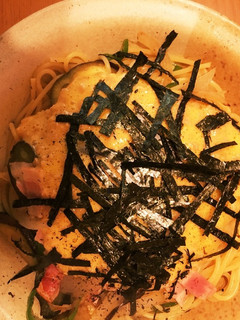 ナスベーコン&納豆パスタ-レシピのメイン写真