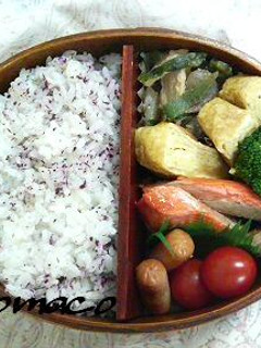 ちょま弁25.鮭&豚味噌炒め弁当-レシピのメイン写真