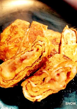 簡単チーズ明太卵焼き♡-レシピのメイン写真