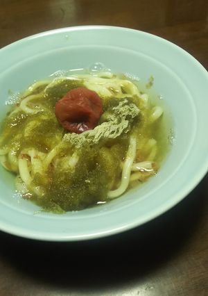 お鍋要らず！手抜き梅昆布おうどん-レシピのメイン写真