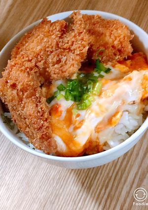 麺つゆでトロトロたまごのチキンカツ丼♡-レシピのメイン写真