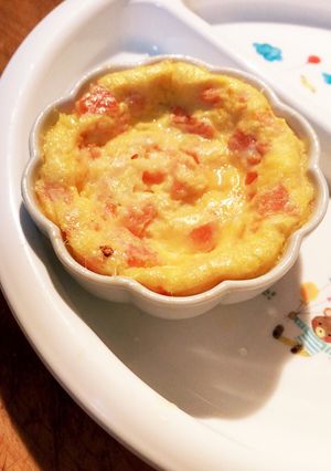 離乳食後期☆完了期☆卵ココット♪-レシピのメイン写真