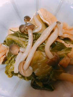 白菜と油揚げとしめじの煮浸し☆-レシピのメイン写真