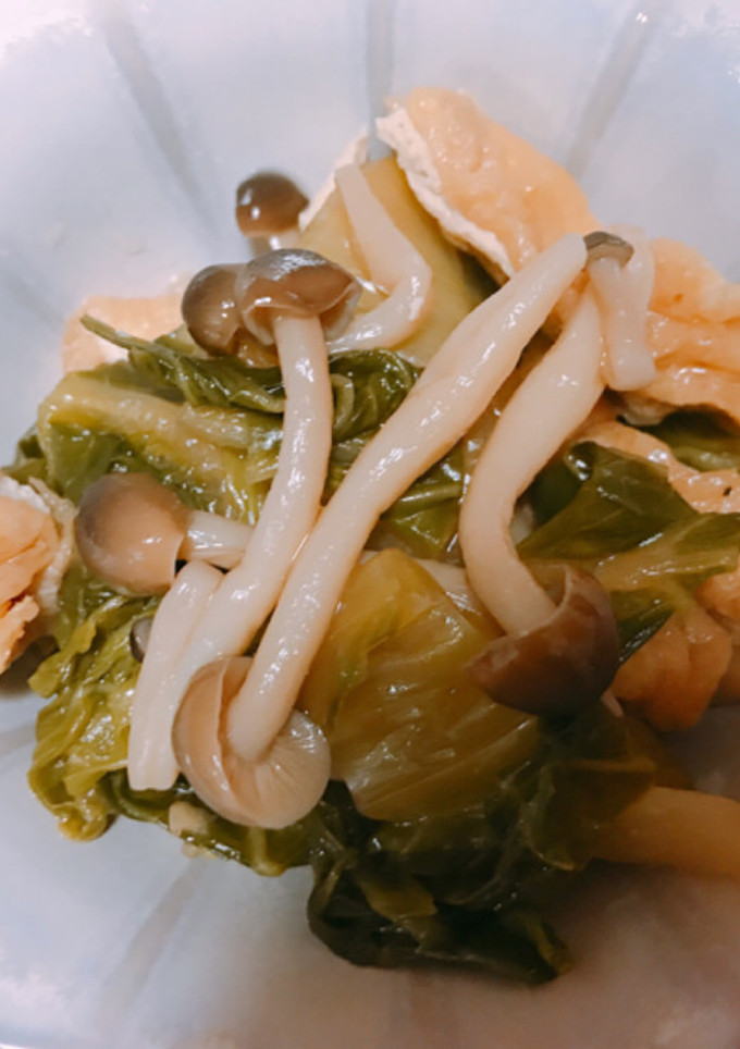 白菜と油揚げとしめじの煮浸し☆-レシピのメイン写真
