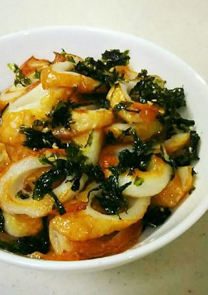 ちくわのマヨネーズ炒め ごまのり味-レシピのメイン写真