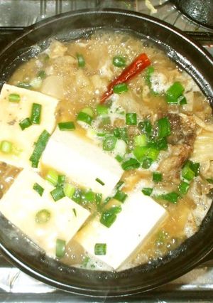 牛すじ豆腐煮込み♪簡単味噌味-レシピのメイン写真