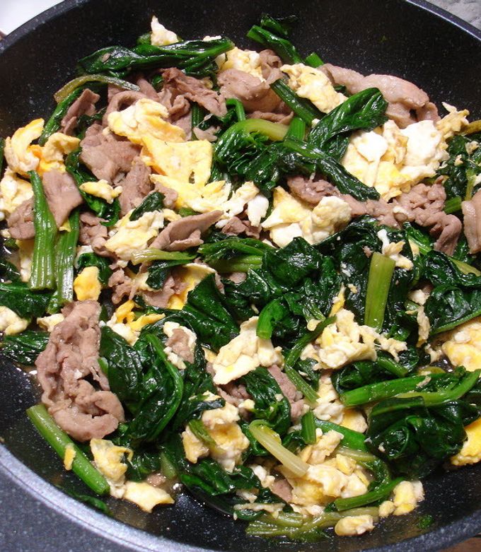 簡単なのにうまい！　「豚肉のポパイ炒め」-レシピのメイン写真
