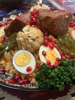 ウズベキスタン♡柘榴と食べる伝統牛肉ご飯-レシピのメイン写真