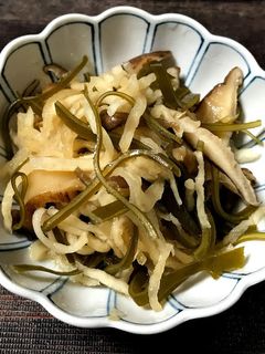 切干大根と干ししいたけと昆布のきんぴら-レシピのメイン写真